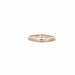 Bague 49 Alliance carrée or blanc diamants 58 Facettes 95-GS35739