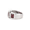 Bague BAGUE OR BLANC DIAMANTS ET RUBIS. 58 Facettes BO/230061/