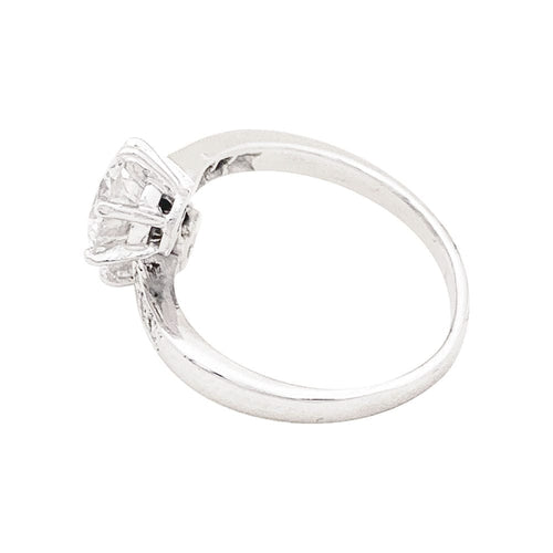 Bague 52 Bague "Toi & Moi" or blanc, diamants. 58 Facettes 33845