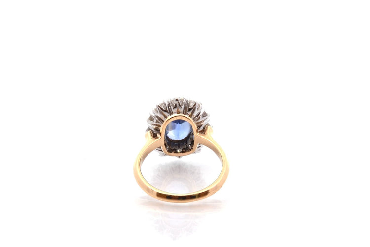 Bague 49 Bague saphir de 2,83cts et diamants 58 Facettes 27487
