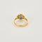 Bague 52,5 Bague or jaune, saphir et diamants 58 Facettes COL2959