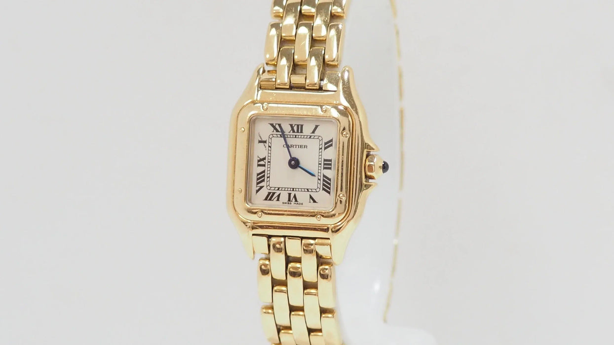 CARTIER - Uhr Panthère Gelbgold