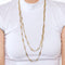 Collier Collier draperie or jaune 58 Facettes RAM28442