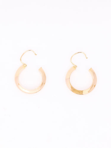 Boucles d'oreilles Créoles vintage or rose 58 Facettes 1173.3