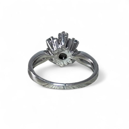 Bague 49 Bague marguerite or blanc, rubis, diamants 58 Facettes 229