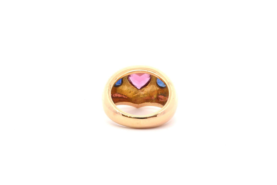 Bague Bague Or jaune Saphir Diamant 58 Facettes 25050