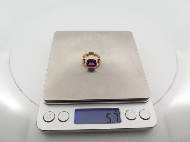 Bague 49 bague POIRAY indrani gm amethyste en or rose 58 Facettes 259050