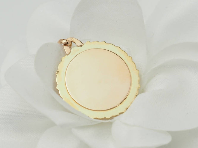 Pendentif Pendentif Augis en or jaune, rubis et diamant 58 Facettes 33187