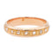 55 Bague Demi alliance Or rose Diamant 58 Facettes 1653928CN