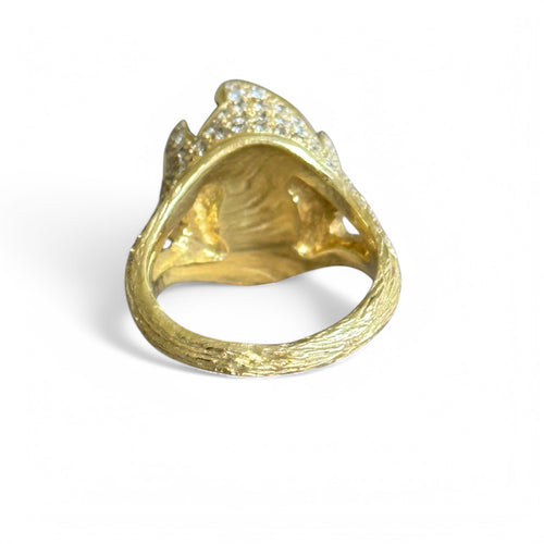 Bague 53 Bague Samira 13 or jaune, perle de Tahiti et diamants 58 Facettes 219