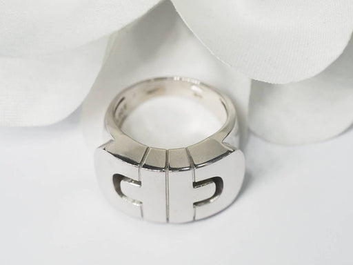 Bague 50 Bague Bvlgari Parentesi en or blanc 58 Facettes 27581