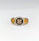 Bague 52 Bague 2 ors 18 carats, quartz fumé, citrines et diamants 58 Facettes 32603