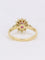 Bague 53 Bague vintage marguerite or jaune rubis ovale diamants 58 Facettes J119