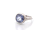 Bague 55 Bague saphir de 7,71cts en platine 58 Facettes 27656-27470