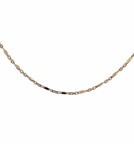 Collier Chaîne pour homme en or rose massif 18 carats 58 Facettes