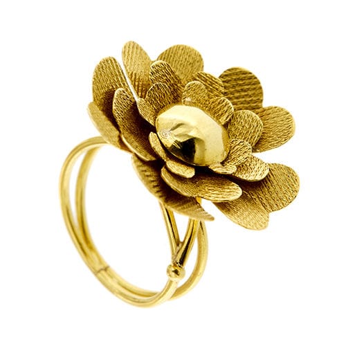 Bague 56 Bague fleur 58 Facettes 34565