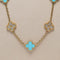 Van Cleef & Arpels - Sautoir Alhambra Turcoaz și Diamante 