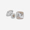 Boutons de manchette Boutons de manchette en or blanc et diamant de 5,83 carats 58 Facettes 22633