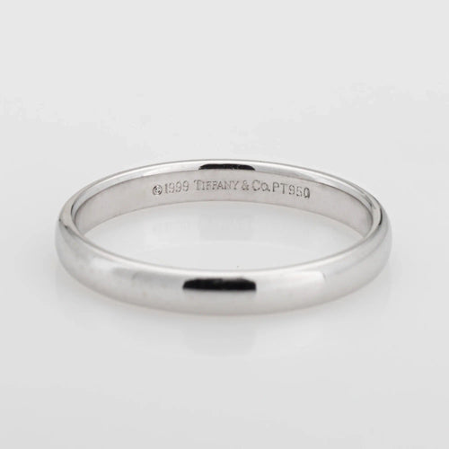 Bague 59 TIFFANY & CO - alliance en platine 58 Facettes G6078