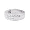 Bague 53 Bague pavage or blanc, diamants princesse. 58 Facettes 33993