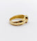 Bague 49 Bague jonc vintage or jaune 18k aigue marine de 0,70 carats 58 Facettes A06182