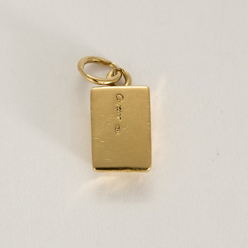 Pendentif Cartier - Pendentif lingot en or jaune 58 Facettes DADB-14