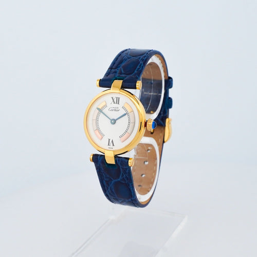 Cartier Must Vendôme - Ivory trinity dial - SM 58 Facettes