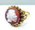 Bague 59 Bague en or jaune et camée sur cornaline 58 Facettes AB330