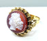 Bague 59 Bague en or jaune et camée sur cornaline 58 Facettes AB330