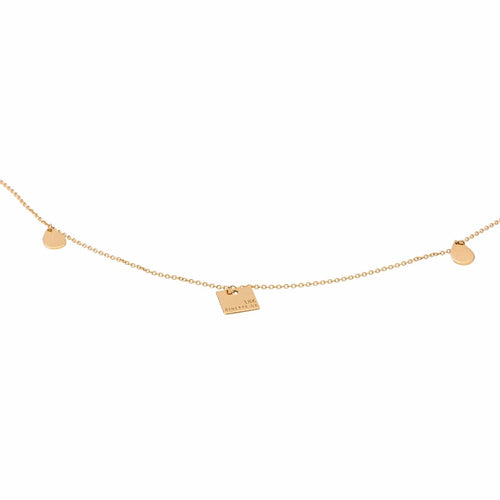 Collier Ginette NY Collier Petit bonheur sur chaîne Or rose 58 Facettes 2656314CN