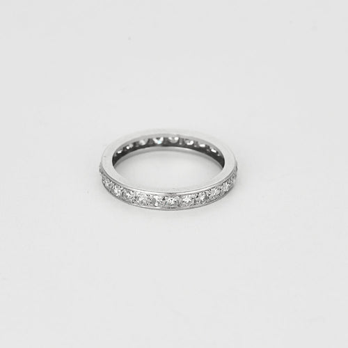 Bague 51 Bague en Or blanc 18k 58 Facettes CEC03553