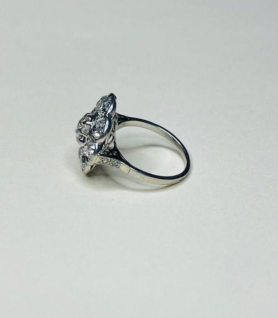 Bague 52.5 Bague diamants début XXème, travail Français 58 Facettes