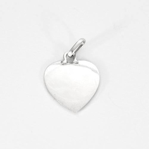 Pendentif AUGIS - Médaille d'Amour or blanc 58 Facettes GU165