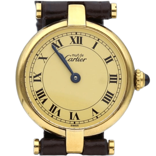 Montre Cartier Montre Must De Cartier Vermeil 58 Facettes MT41231