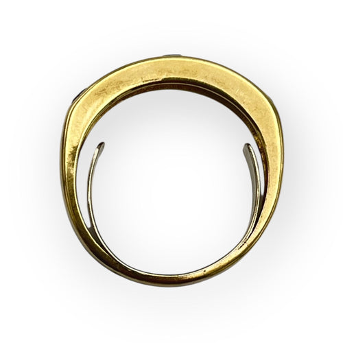 Bague Bague Art déco en or jaune 750/1000 et diamants rubis 58 Facettes 149065527