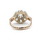 Bague 58 Bague - Or jaune et diamants rose cut 58 Facettes 1021