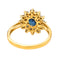 Bague 54 Bague Pompadour Or jaune Saphir, Diamant 58 Facettes 4098654RV