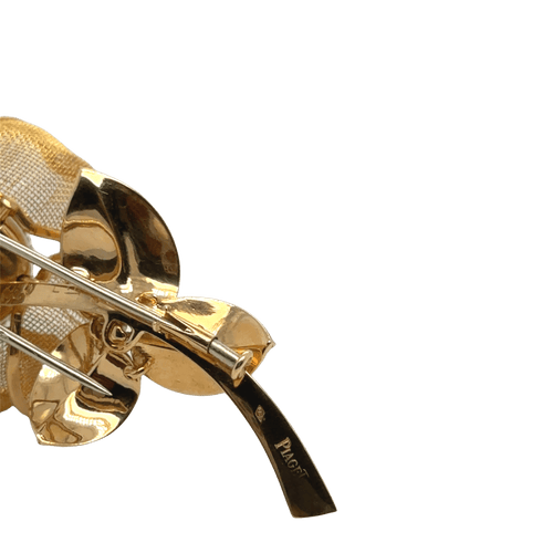 Piaget - Broszka « La trembleuse » - Żółte złoto i diamenty 