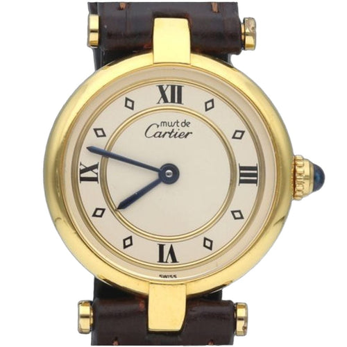 Montre Cartier Montre Must De Cartier Vermeil 58 Facettes MT41250