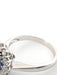 Bague Bague or blanc saphir diamants 58 Facettes