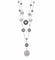 Collier DIOR - Sautoir Rose des Vents en or blanc, nacre, onyx et diamants 58 Facettes