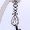 Boucles d'oreilles ORECCHINI en or blanc avec diamants et safran 58 Facettes