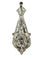 Pendentif Pendentif Art Nouveau en platine serti de diamants 58 Facettes