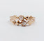 Bague 47 Bague antique toi et moi or rose 18k diamants taille roses (circa 1900) 58 Facettes A06295