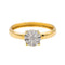 Bague 55.5 Bague Or jaune, Or blanc Diamant 58 Facettes 3789767CN