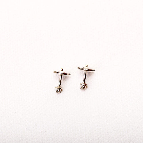 Boucles d'oreilles Boucles d'oreilles puces diamants en serti illusion 58 Facettes