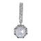 Pendentif Pendentif diamant Art Déco vintage avec gros diamant taille rose 58 Facettes 22119-0280