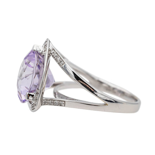 Bague 56 Mauboussin Bague Cocktail Mes couleurs à toi Or blanc Améthyste, Diamant 58 Facettes 3641137CN