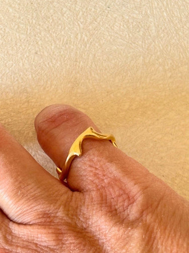 DIOR - Pierścionek Bois de Rose żółte złoto