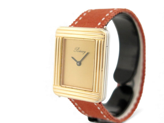 Montre montre POIRAY ma premiere or 18k & acier 30mm + bracelets revision 58 Facettes 271675